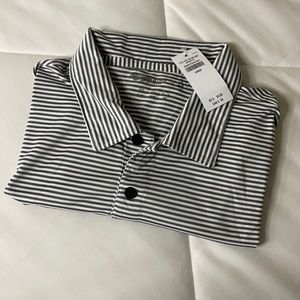 White and Gray Polo Abercrombie
